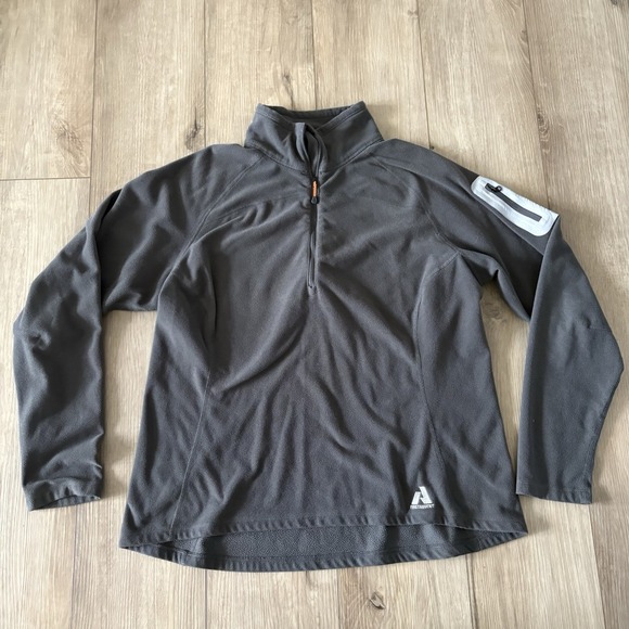 Eddie Bauer Women Jacket XL Gray Fleece First Ascent Activewear Gorpcore - Picture 1 of 10
